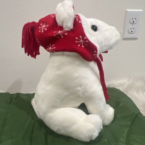 Vintage Target Bullseye Dog Plush 14" Tall Christmas Holiday Bull Terrier 2001 - Picture 9 of 11